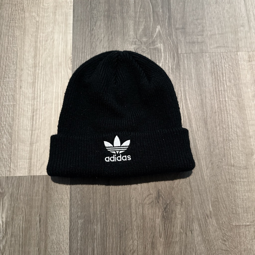 Adidas Black Knit Cap